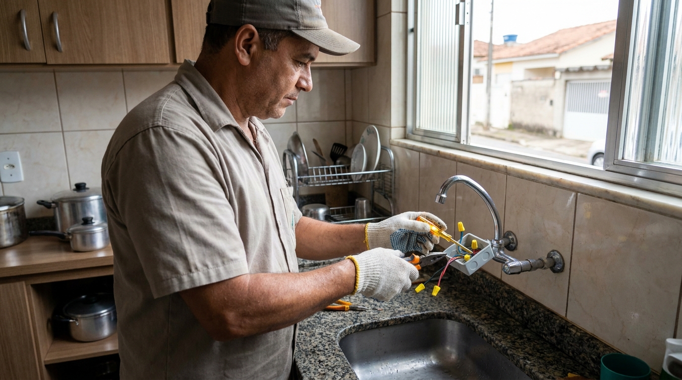 Adequação de Ponto Elétrico em Campos dos Goytacazes‑RJ