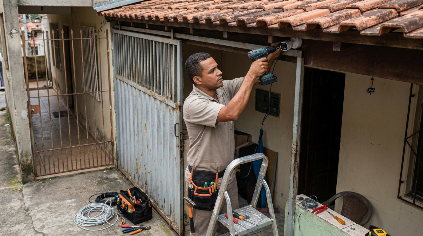 Instalação de Câmera Residencial em Campos dos Goytacazes‑RJ
