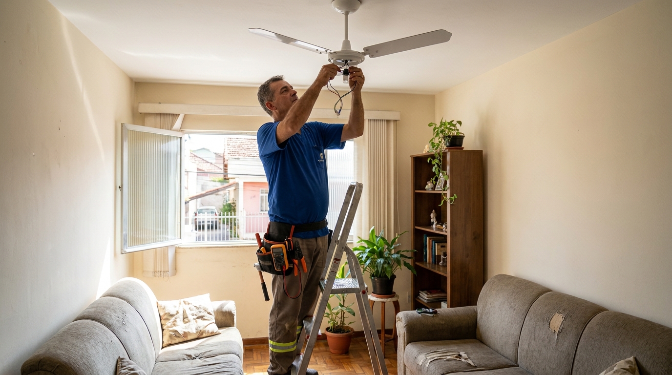 Montagem de Ventilador em Campos dos Goytacazes‑RJ