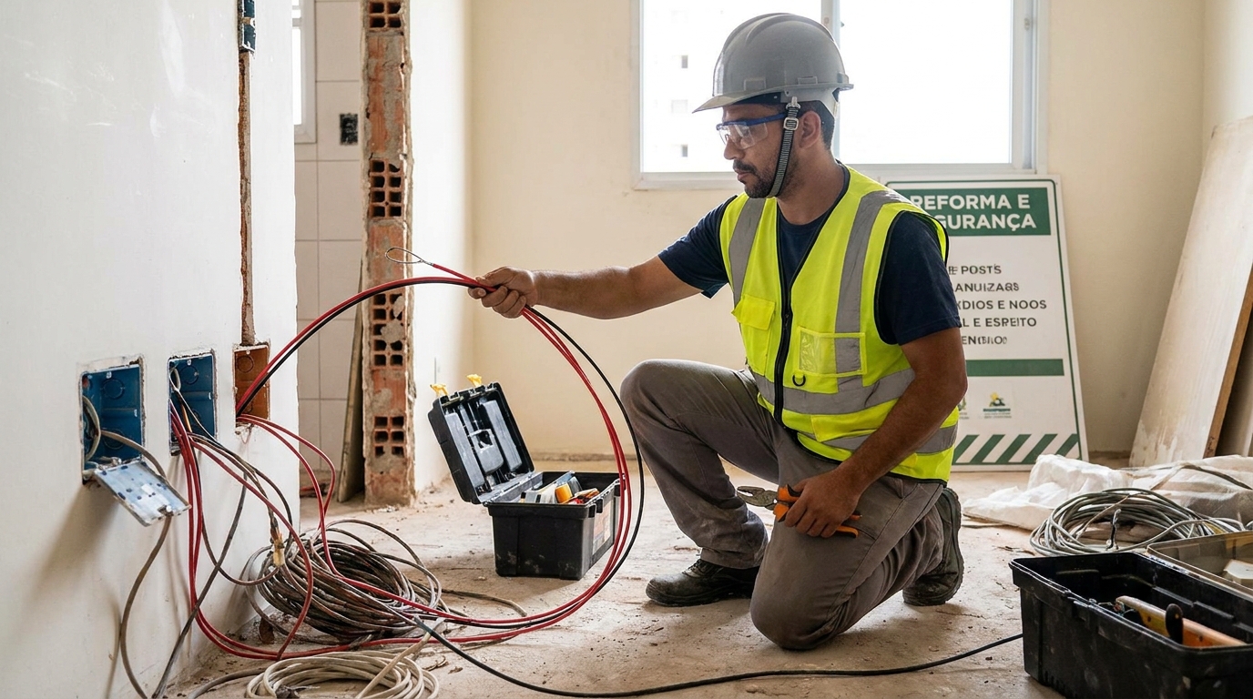 Substituição de Fios Antigos em Campos dos Goytacazes‑RJ